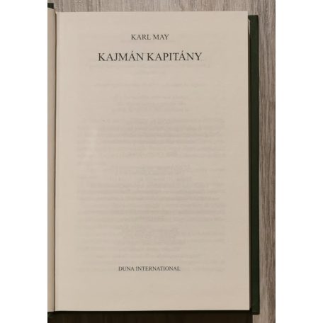 Karl May: Kajmán kapitány
