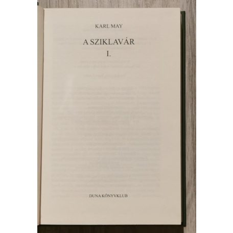 Karl May: A sziklavár I.