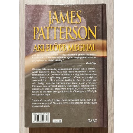 James Patterson: Aki előbb meghal 