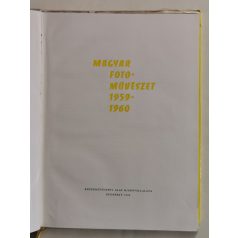 Vadas Ernő (szerk.): Magyar fotoművészet 1959-1960