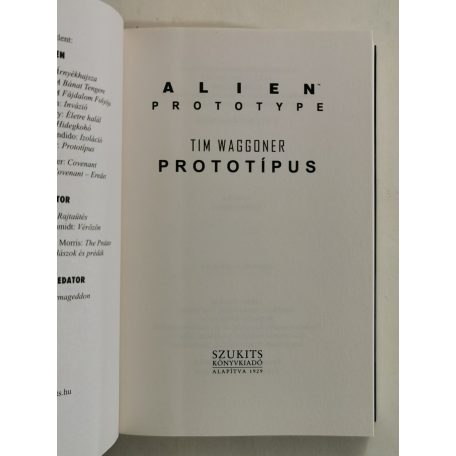Tim Waggoner: Prototípus (Alien)