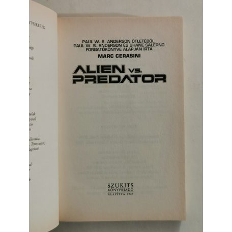Marc Cerasini: Alien vs. Predator – A halál a ragadozó ellen 