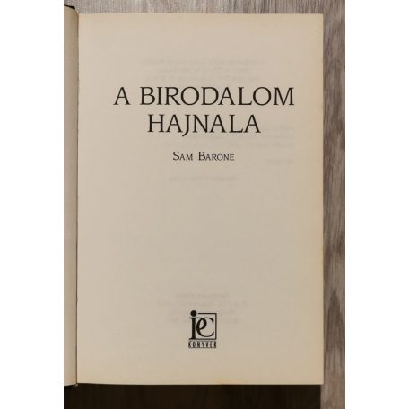 Sam Barone: A birodalom hajnala