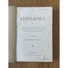  Szomaházy István (szerk.): Kártya-kódex (Első kiadás!)