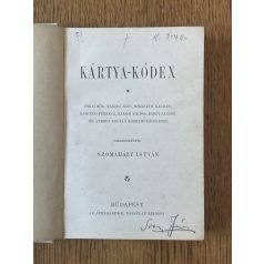    Szomaházy István (szerk.): Kártya-kódex (Első kiadás!)