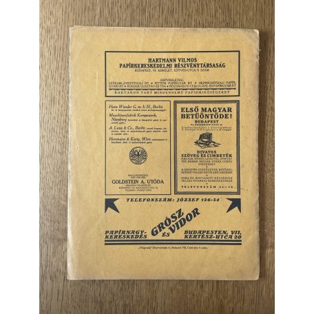 Magyar Nyomdászat 1922. november / 34. évf. 11. füzet