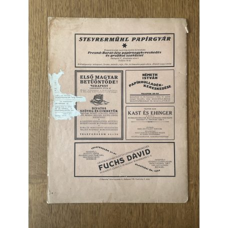Magyar Nyomdászat 1923. február / 35. évf. 2. szám