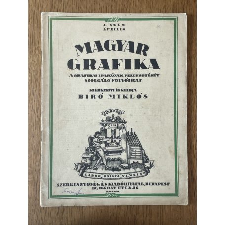 Magyar Grafika 1920/4. április