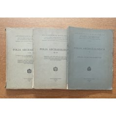   Zichy István gróf - László Gyula (szerk.): Folia archaeologica I-V. 
