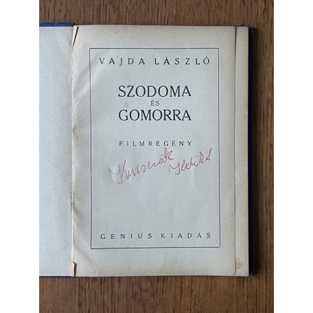 Vajda László: Szodoma és Gomorra 