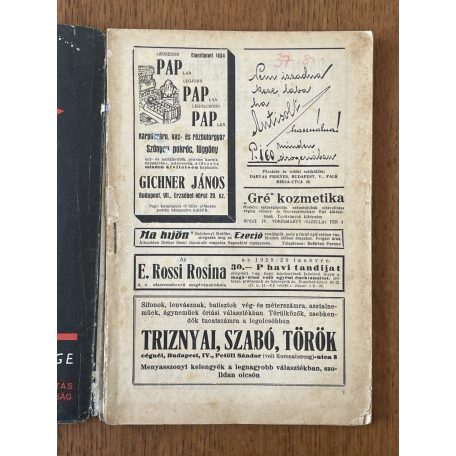 Incze Sándor (szerk.): Szinházi Élet 1928/37.
