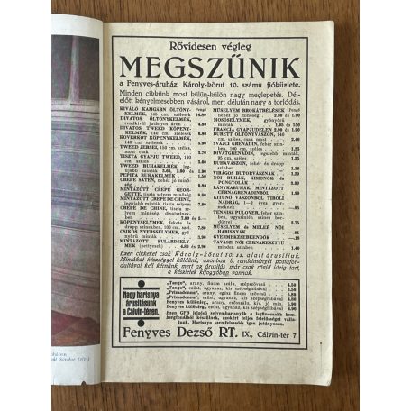 Incze Sándor (szerk.): Szinházi Élet 1930/15.