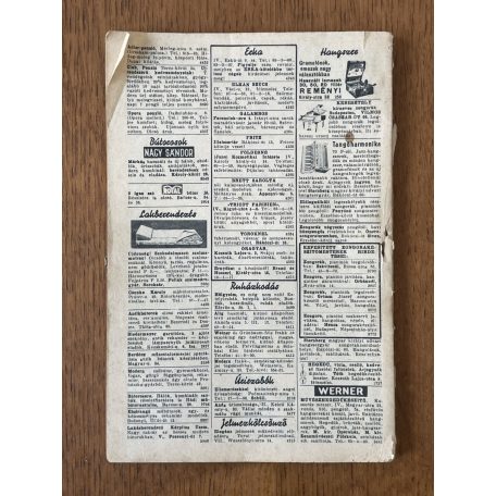 Incze Sándor (szerk.): Szinházi Élet 1936/7.