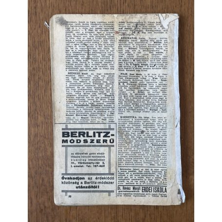 Incze Sándor (szerk.): Szinházi Élet 1937/40. (hiányos)