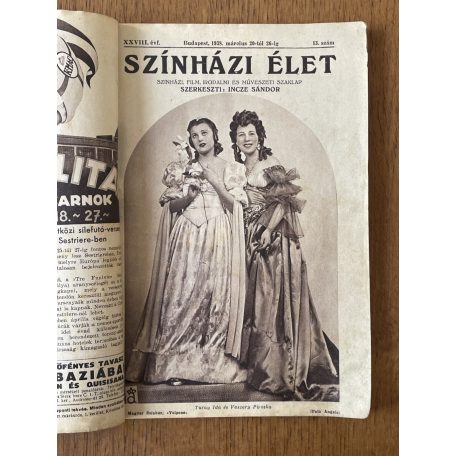 Incze Sándor (szerk.): Szinházi Élet 1938/13.
