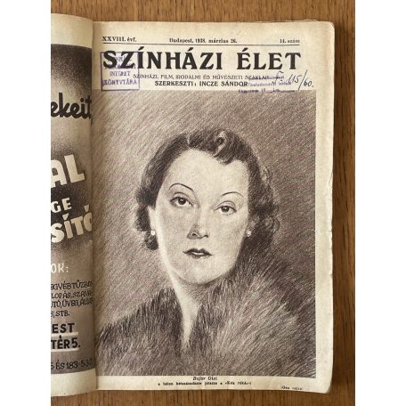 Incze Sándor (szerk.): Szinházi Élet 1938/14.