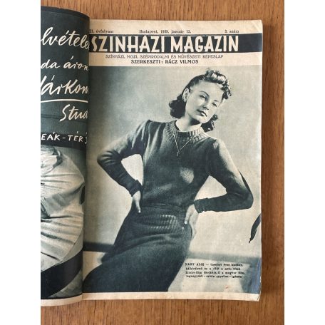 Rácz Vilmos (szerk.): Szinházi Magazin 1939/3.