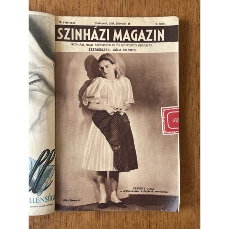 Rácz Vilmos (szerk.): Szinházi Magazin 1939/8.
