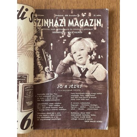 Rácz Vilmos (szerk.): Szinházi Magazin 1939/52.