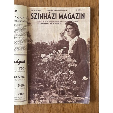 Rácz Vilmos (szerk.): Szinházi Magazin 1940/40.