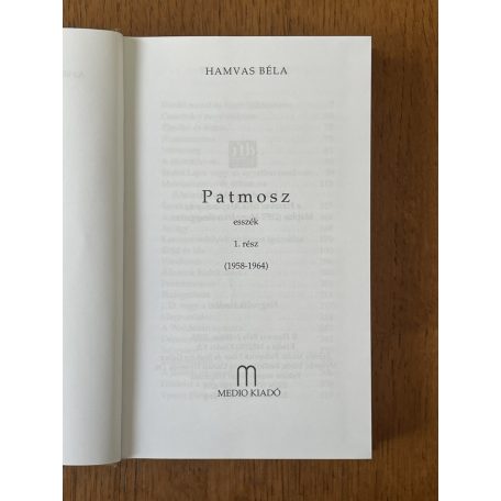 Hamvas Béla: Patmosz I-II. 