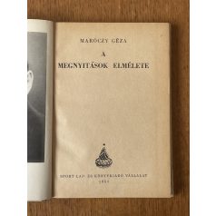 Maróczy Géza: A megnyitások elmélete