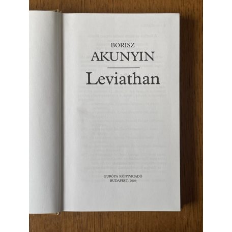 Borisz Akunyin: Leviathan 