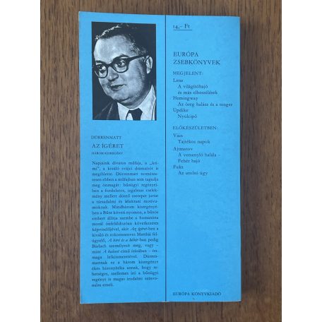 Friedrich Dürrenmatt: Az ígéret / A baleset / A bíró és a hóhér 