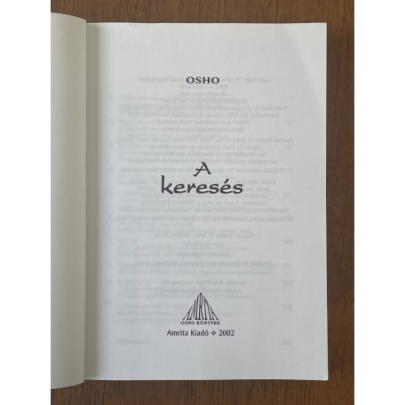 Osho: A keresés