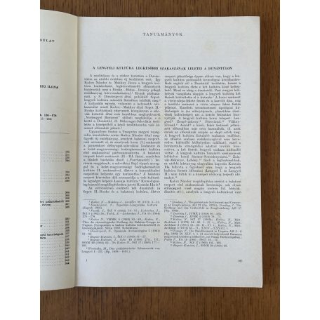 Archaeologiai értesítő 1974. 2. szám (101. kötet)