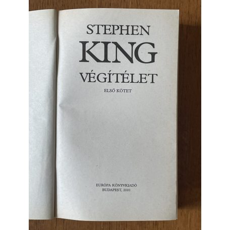 Stephen King: Végítélet I-II. (1. kiadás)