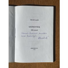 Dávid László: Szonettek (Dedikált)