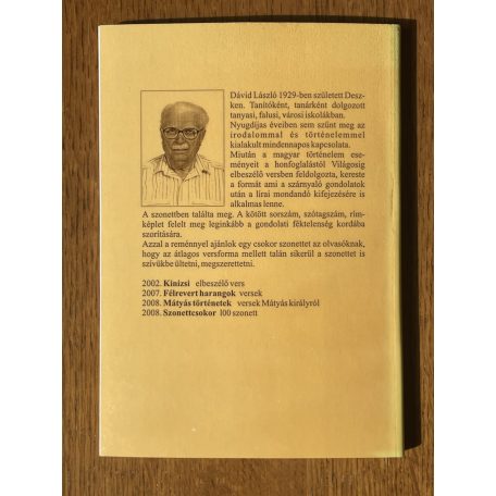 Dávid László: Szonettek (Dedikált)