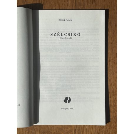 Rédai Gábor: Szélcsikó (Dedikált)