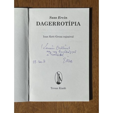 Sass Ervin: Dagerrotípia (Dedikált)