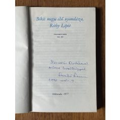   Szabó Ferenc - Elek László (szerk.): Békés megye első nyomdásza, Réthy Lipót (Dedikált, melléklettel)