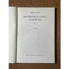 Varga Tamás: Matematikai logika kezdőknek 1-2.