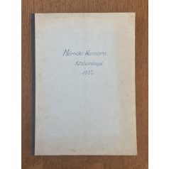   Budapesti Mérnöki Kamara közleményei XIV. évf. 1937 (egybekötve)