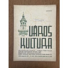   Városkultura VI. évf. 15-16. sz. Szeged (1933. augusztus 25.)