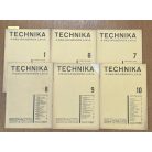 Technika XVIII. évf. 1. és 6-10. sz. (1937)