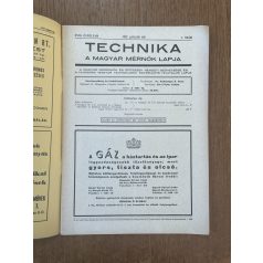 Technika XVIII. évf. 1. és 6-10. sz. (1937)
