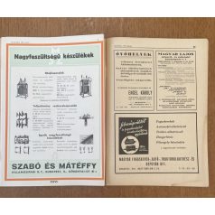 Technika XX. évf. 1-6. és 8-10. sz. (1939)