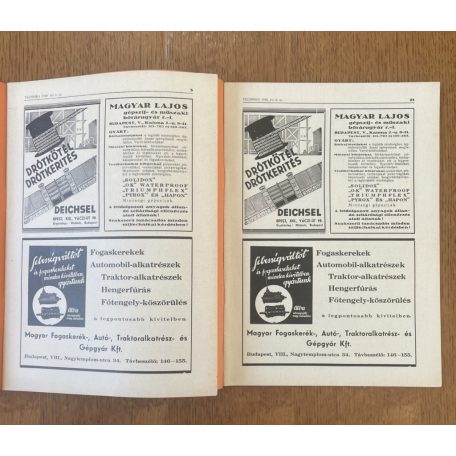 Technika XXI. évf. 1-10. sz. - teljes évfolyam (1940)