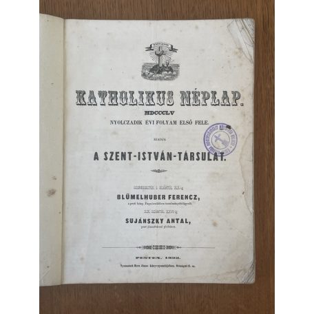 Katholikus Néplap 1855 8. évf. 1. fele