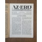 Az Erő XI. évf. 9. sz. 1928. május