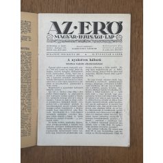 Az Erő XI. évf. 9. sz. 1928. május