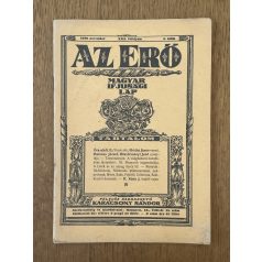 Az Erő XIII. évf. 3. sz. 1929. november