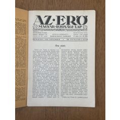 Az Erő XIII. évf. 3. sz. 1929. november