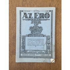 Az Erő XIII. évf. 7. sz. 1930. március