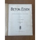 Beton und Eisen XI. évf. 1912 (német nyelvű építőipari folyóirat, teljes évfolyam, egybekötve)